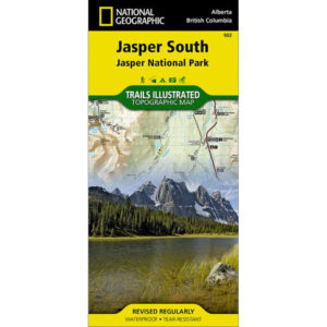 National Geographic - Jasper South [Jasper National Park] - Trails Illustrated Folding Travel Map
