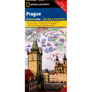 National Geographic - Prague - City Destination Folding Travel Map