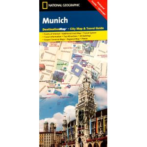 National Geographic - Munich - City Destination Folding Travel Map