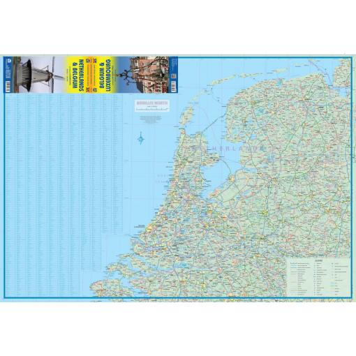 ITMB - Netherlands, Belgium, and Luxembourg - Folding Travel Map