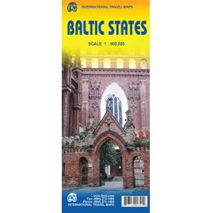 ITMB - Baltic States - Folding Travel Map