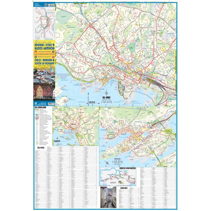 ITMB - Oslo, Bergen, and Norway South - Folding Travel Map