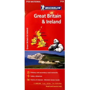 Michelin - Great Britain and Ireland - Folding Travel Map