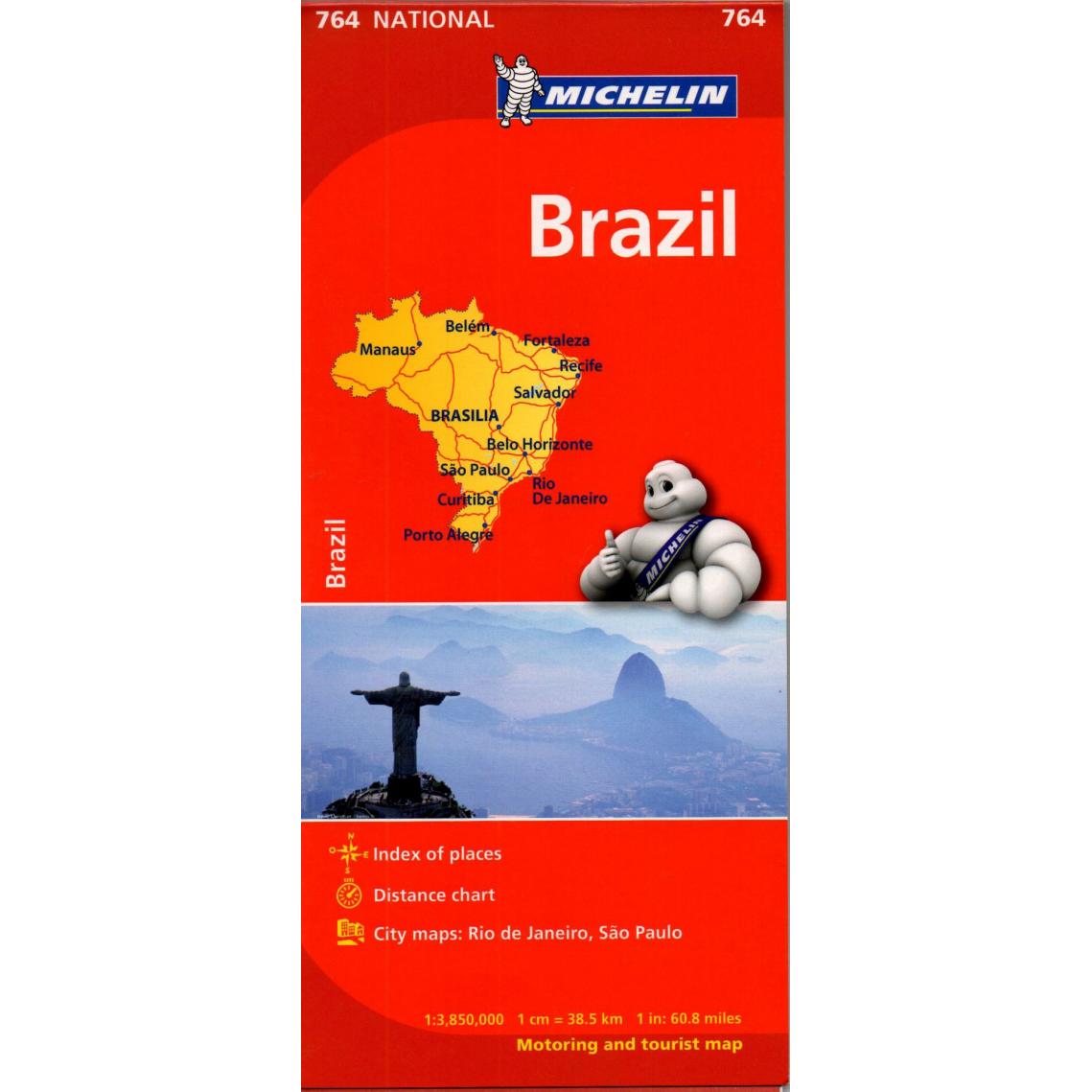 Michelin - Brazil - Folding Travel Map