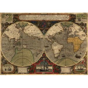 World Expeditions Wall Map, 1595