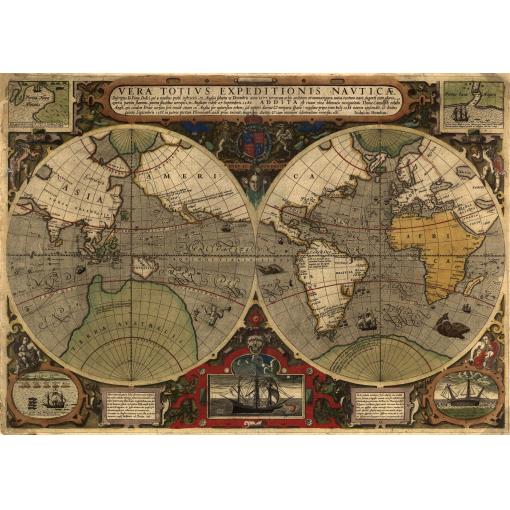 World Expeditions Wall Map, 1595