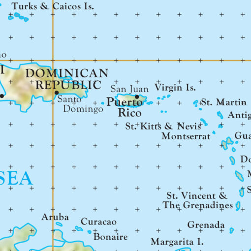 Hurricane Tracking Chart Wall Map by Kappa - Image 2