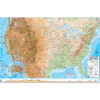 United States Advanced Physical Wall Map by Kappa