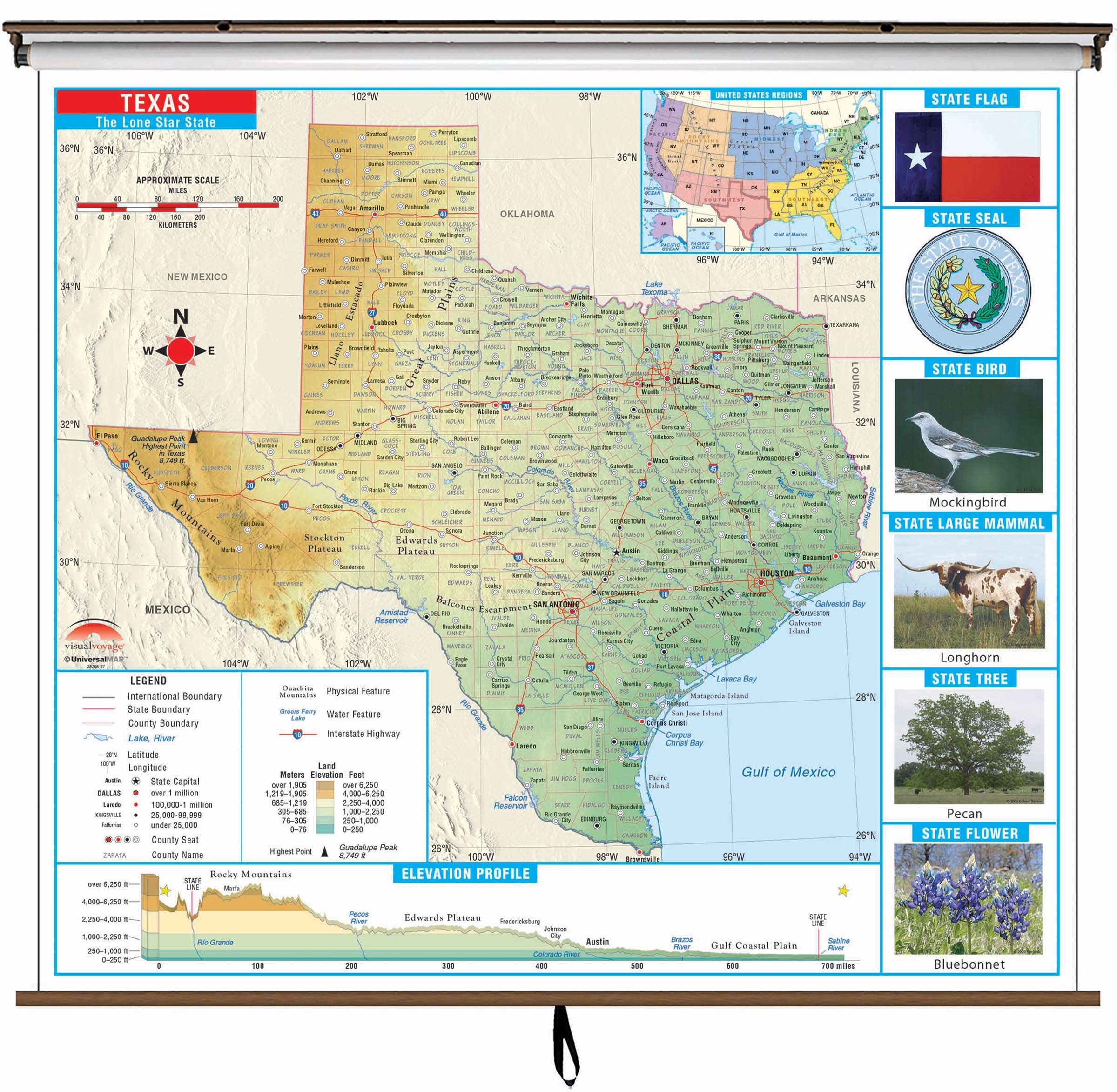 Map Of Texas Education Regions