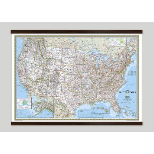 United States Classic Wall Map by National Geographic - Image 4