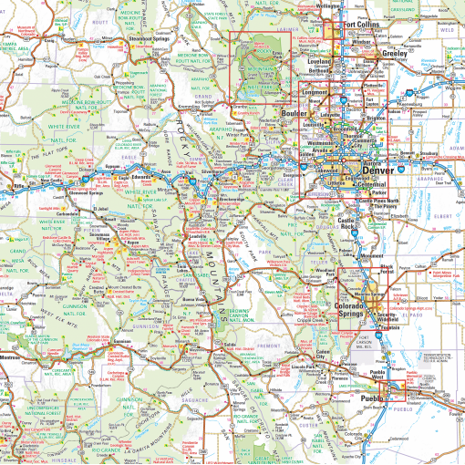 Colorado State Wall Map  by Globe Turner - Image 2