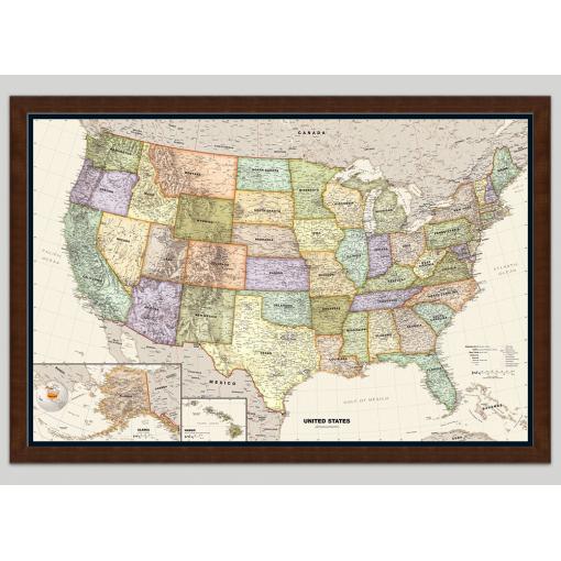 United States Legacy Wall Map by Globe Turner - Image 3