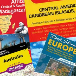 Folding Travel Maps - International