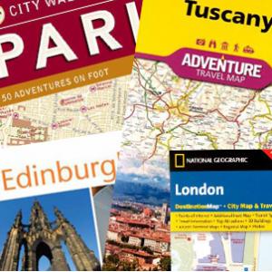 Folding International City Travel Maps
