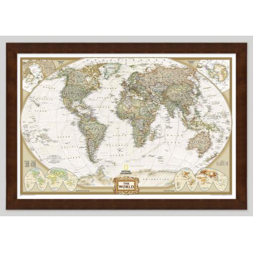 World Executive Wall Map by National Geographic - Image 3