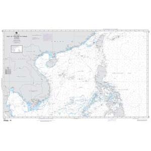 NGA Chart - Gulf of Thailand to Taiwan including the Philippines - 00550