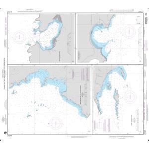 NGA Chart - Plans on West Coast of Costa Rica - 21543