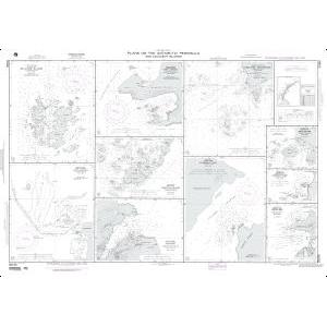 NGA Chart - Plans on Antarctic Peninsula and Adjacent Islands - 29106