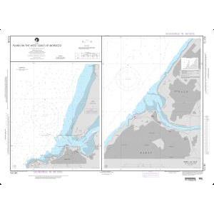 NGA Chart - Plans on the West Coast of Morocco - 51181