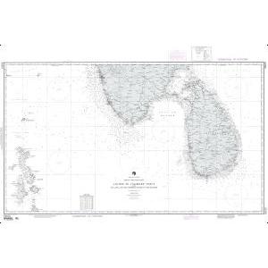 NGA Chart - Cochin to Calimere Point with Sri Lanka - 63010