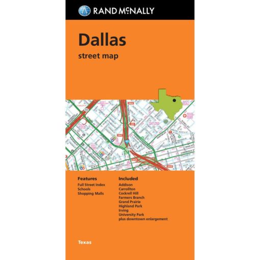Rand McNally - Dallas, TX - Folding Travel Map