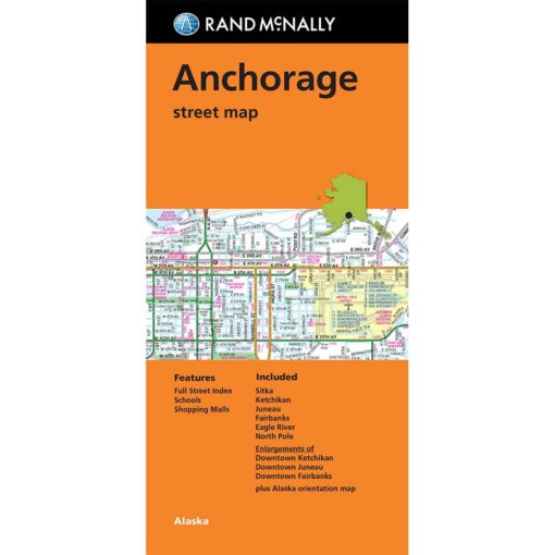 Rand McNally - Anchorage, AK - Folding Travel Map