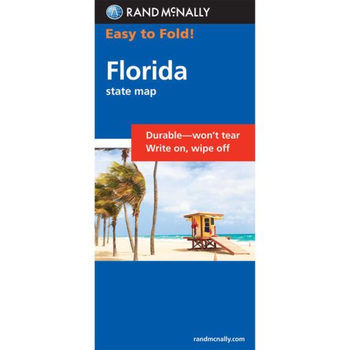 Rand McNally - Florida, Easy to Fold - Folding Travel Map