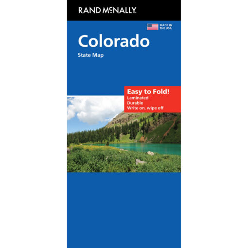 Rand McNally - Colorado, Easy to Fold - Folding Travel Map
