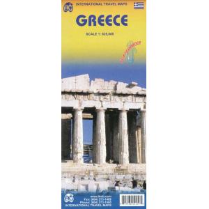 ITMB - Greece - Folding Travel Map