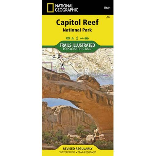 National Geographic - Capitol Reef National Park - Trails Illustrated Folding Travel Map