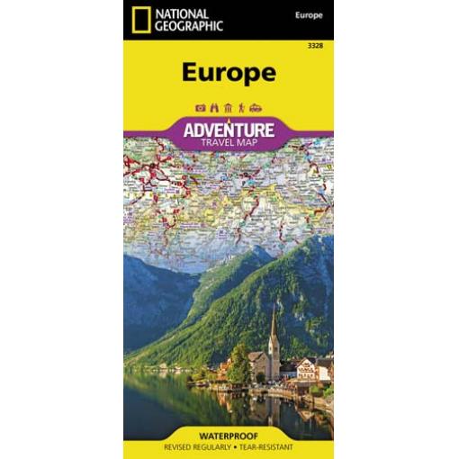 National Geographic - Europe - Adventure Folding Travel Map
