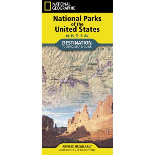 National Geographic - National Parks of the United States - Destination Folding Travel Map