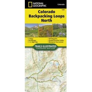 National Geographic - Colorado Backpack Loops North - Trails Illustrated Folding Travel Map