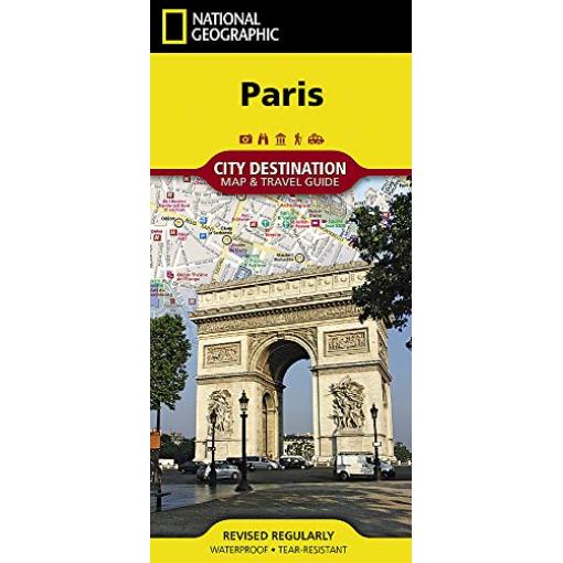National Geographic - Paris - City Destination Folding Travel Map