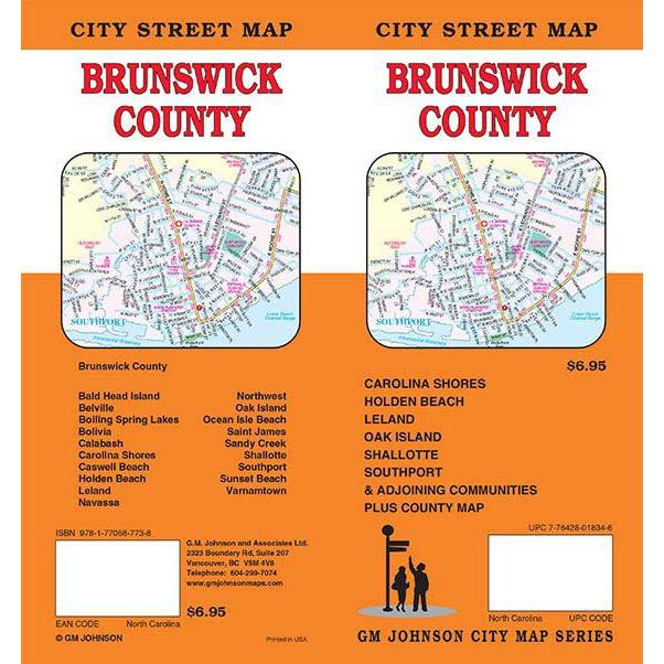 gm-johnson-brunswick-county-nc-folding-travel-map-the-map-shop