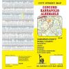 GM Johnson - Concord and Kannapolis, NC - Folding Travel Map