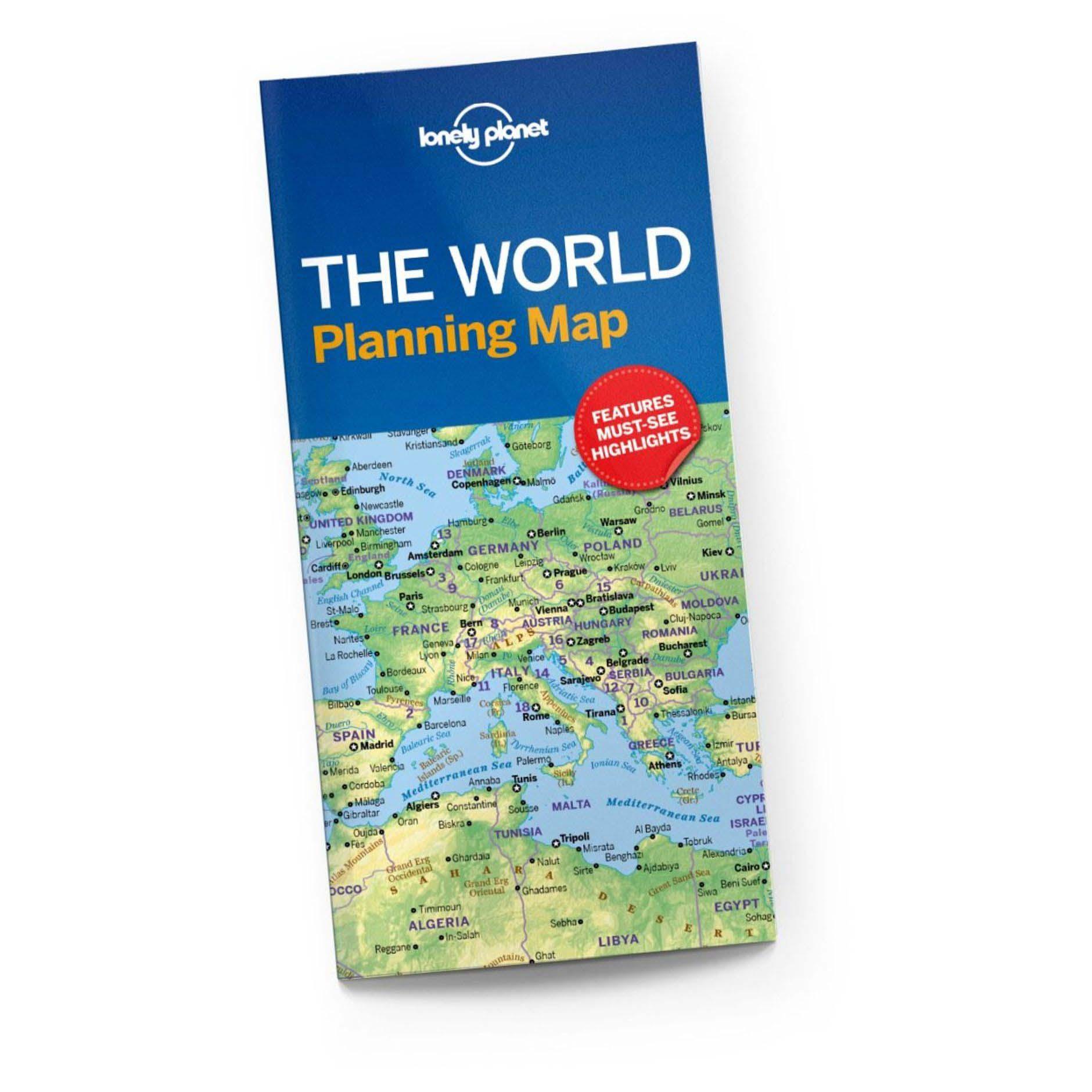 North America 1st Ed. Lonely Planet My Family Travel Map 