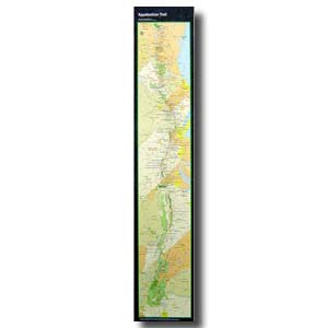 Appalachian Trail Wall Map by Mountaineers