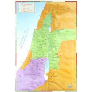 Detailed map of Israel highlighting geographic regions, cities, and borders, ideal for travel planning, educational use, and navigation. Features clear topographical details and political boundaries.