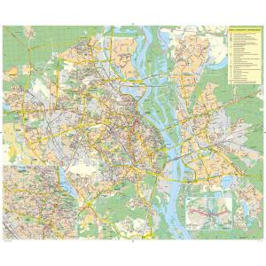 Kyiv Tourist Map - Latynka by Kartographia