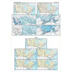 Isotherms for Summer and Year, Rainfall, Snowfall and Isobars - Atlas of Canada 1st Edition by Natural Resources Canada