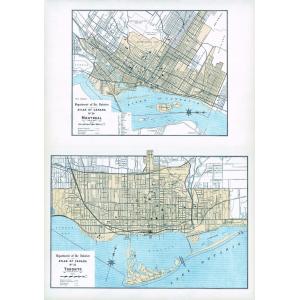 Montreal, Toronto - Atlas of Canada 1st Edition by Natural Resources Canada
