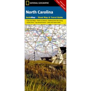 National Geographic - North Carolina - Guide Folding Travel Map