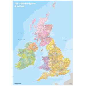 UK & Ireland Political by Oxford Cartographers