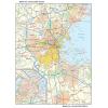 Boston, Massachusetts Wall Map  by Globe Turner
