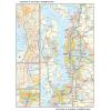 Seattle, Washington Wall Map  by Globe Turner