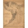 Charleston Harbor & Approaches Wall Map, 1863