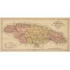 Jamaica Wall Map, 1893