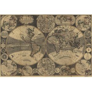 New and Correct Wall Map of the World, 1702