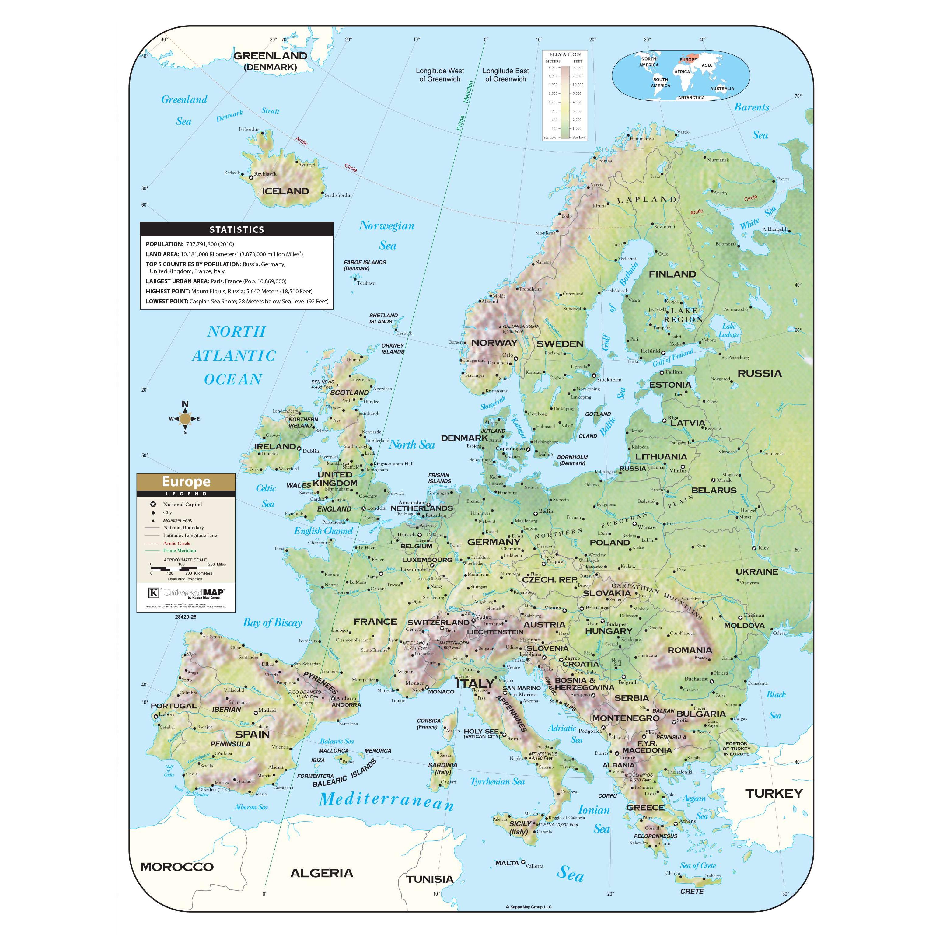 Describe What a Shaded Relief Map Is.